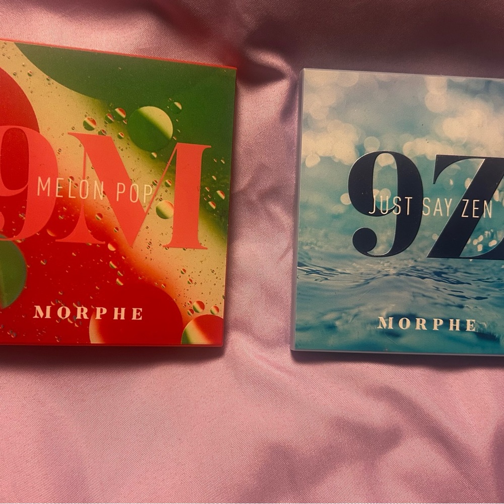 Morphe 9M Melon Pop & 9Z Just Say Zen Palettes